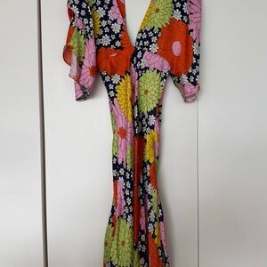 Dodo Bar Or Floral Midi Dress - Multicolor